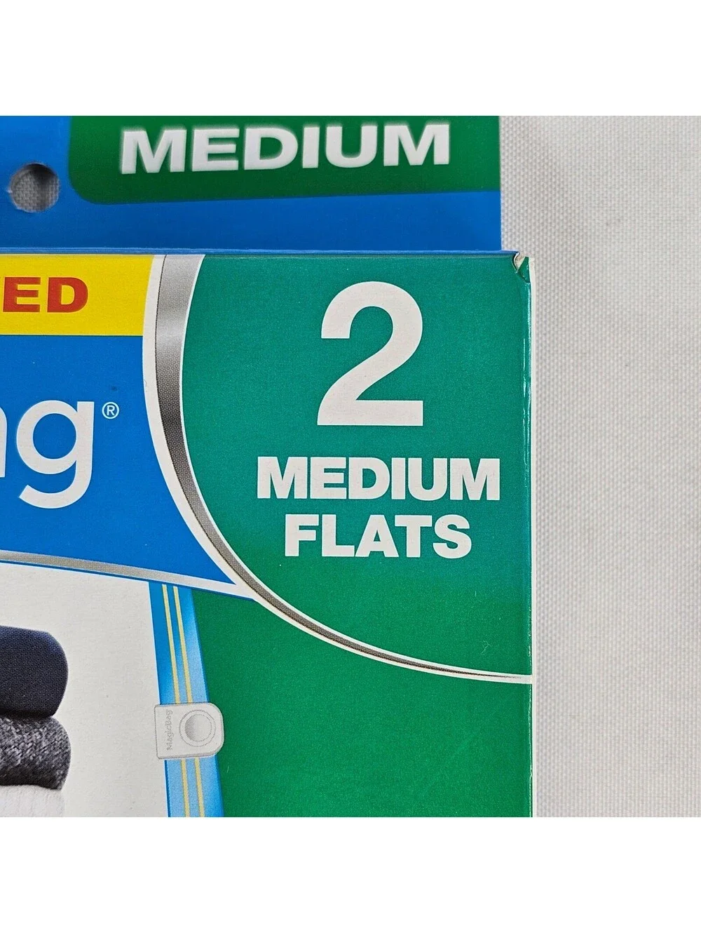 MagicBag 2 Pack Medium Flats Vacuum Storage Bags Airtight Space Saver New